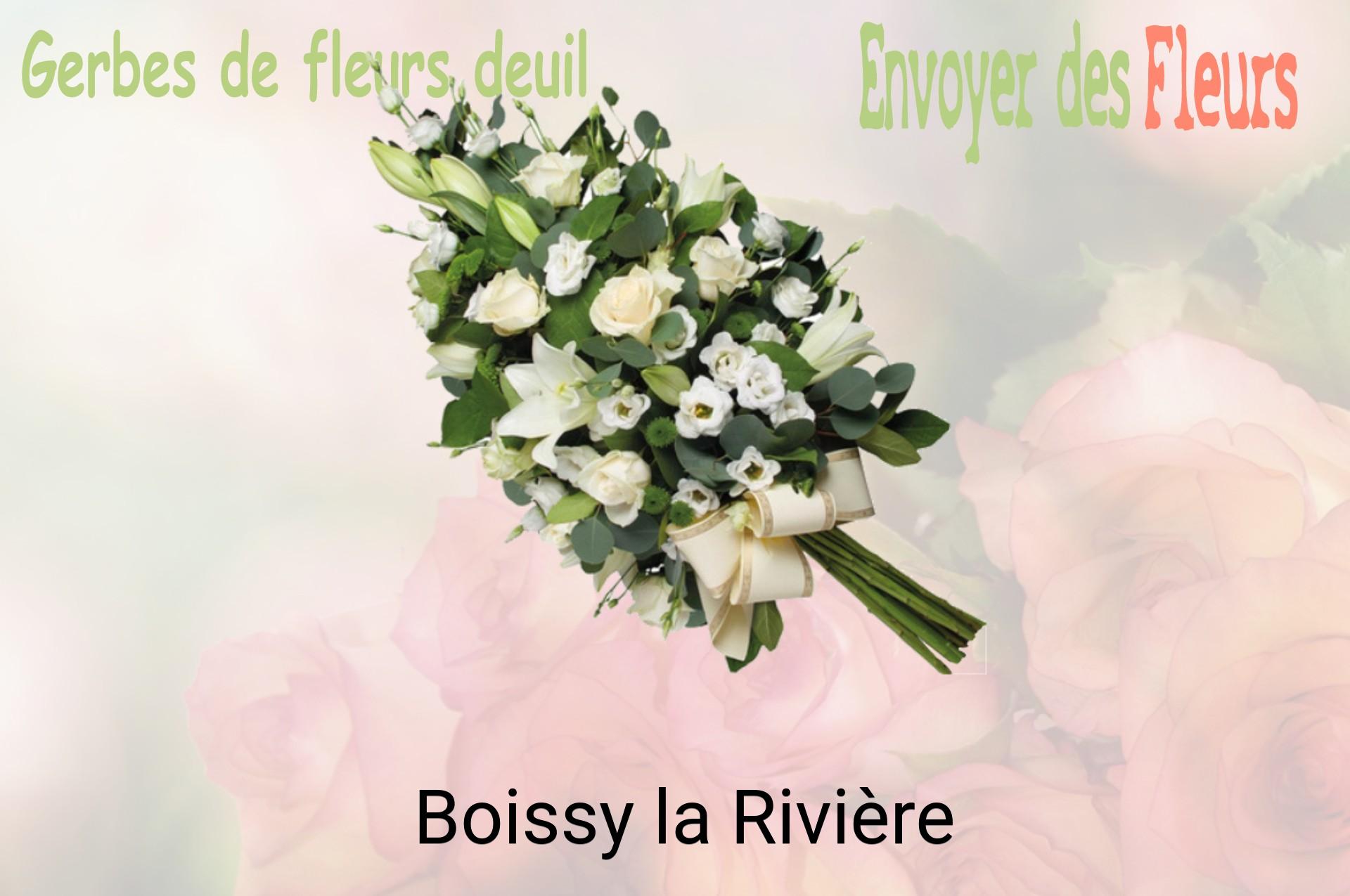 Gerbe de fleurs de deuil livrée à Boissy-la-Rivière